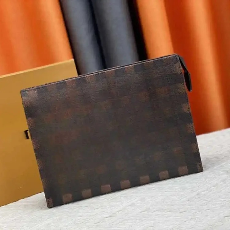Foreign trade supply toiletry bag men's classic clutch bag simple fashion men's bag printed bag N47542#
