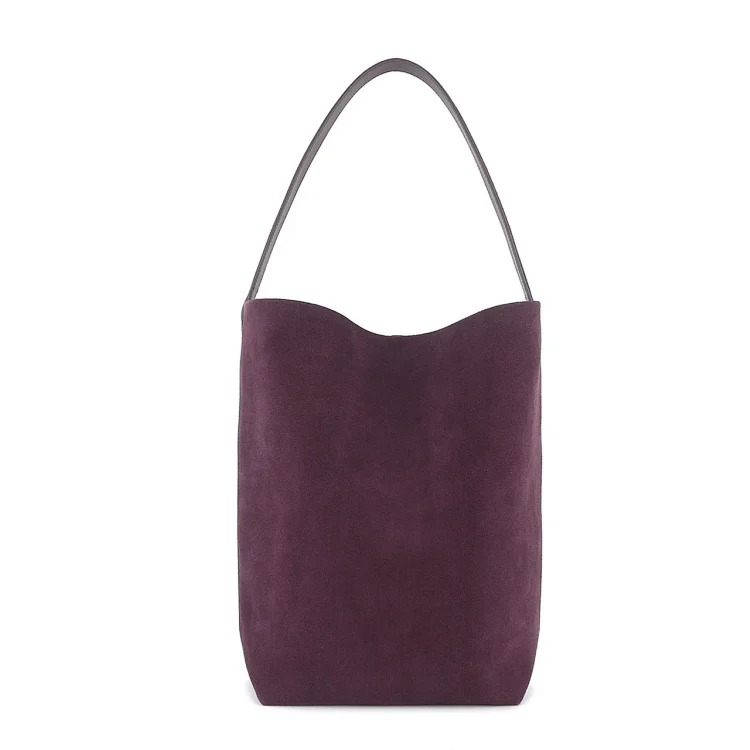TR high goods 2025 new cowhide bucket bag large capacity European and American shoulder bag commuter high-end handbag for women