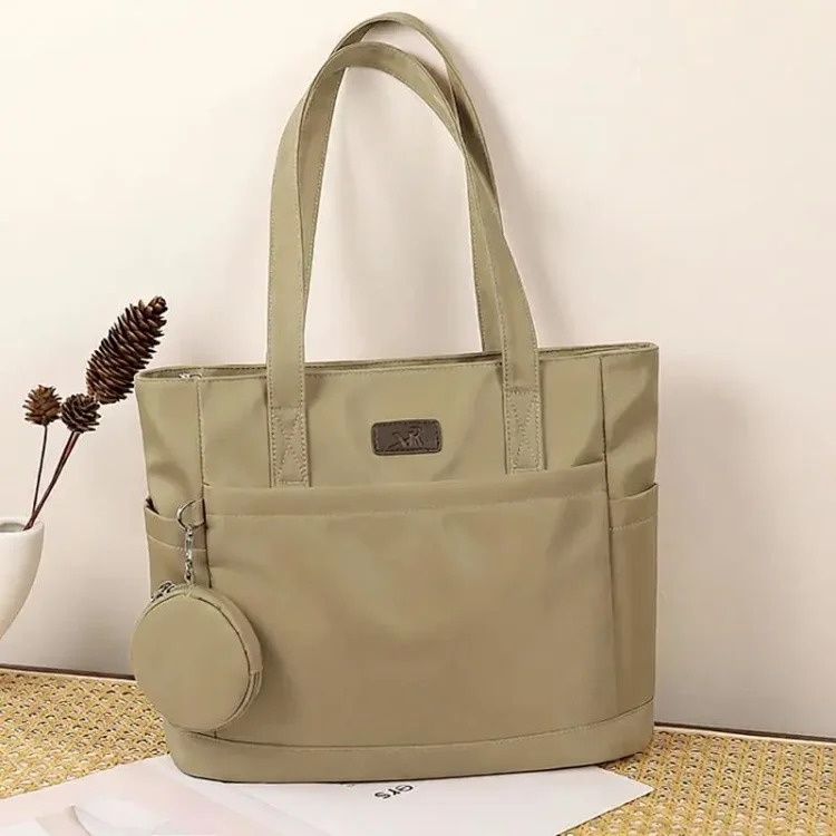 Japanese large-capacity versatile shoulder bag new fashion tote bag student bag simple casual handbag