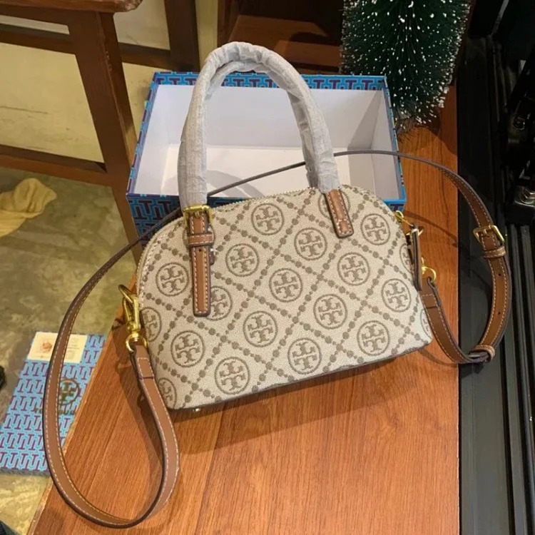 Torty Burch2025 new retro portable shell bag, fashionable, simple and versatile, single shoulder crossbody commuter bag for women