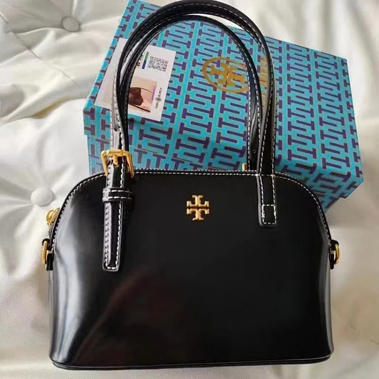 Torty Burch2025 new retro portable shell bag, fashionable, simple and versatile, single shoulder crossbody commuter bag for women