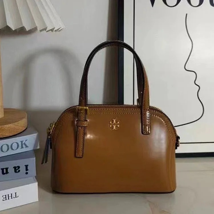 Torty Burch2025 new retro portable shell bag, fashionable, simple and versatile, single shoulder crossbody commuter bag for women