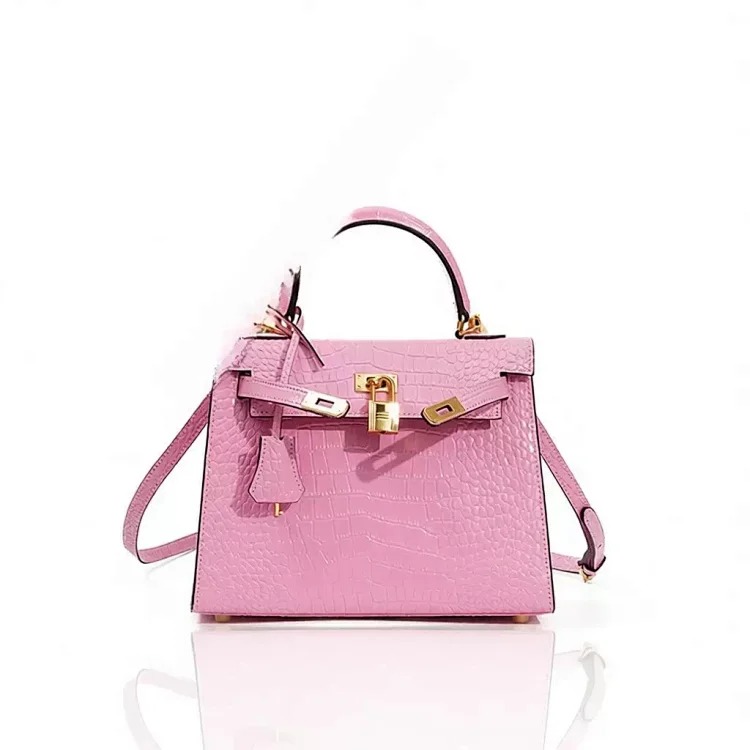 Hermes Kelly bag genuine leather commuter crossbody bag women's versatile new style women's office worker niche women's high-end handbag