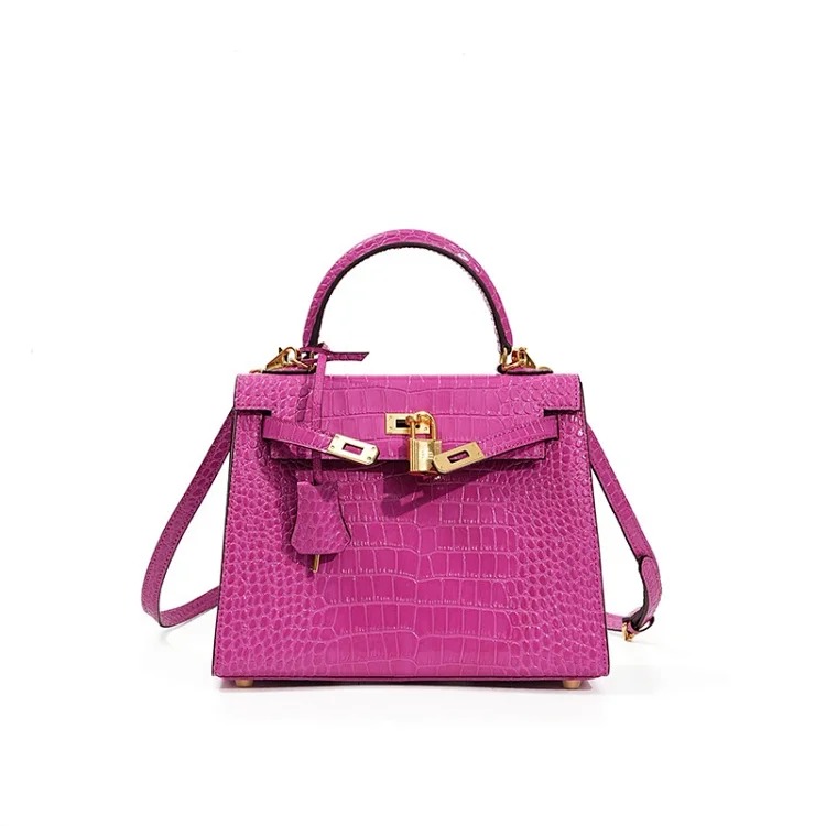 Hermes Kelly bag genuine leather commuter crossbody bag women's versatile new style women's office worker niche women's high-end handbag
