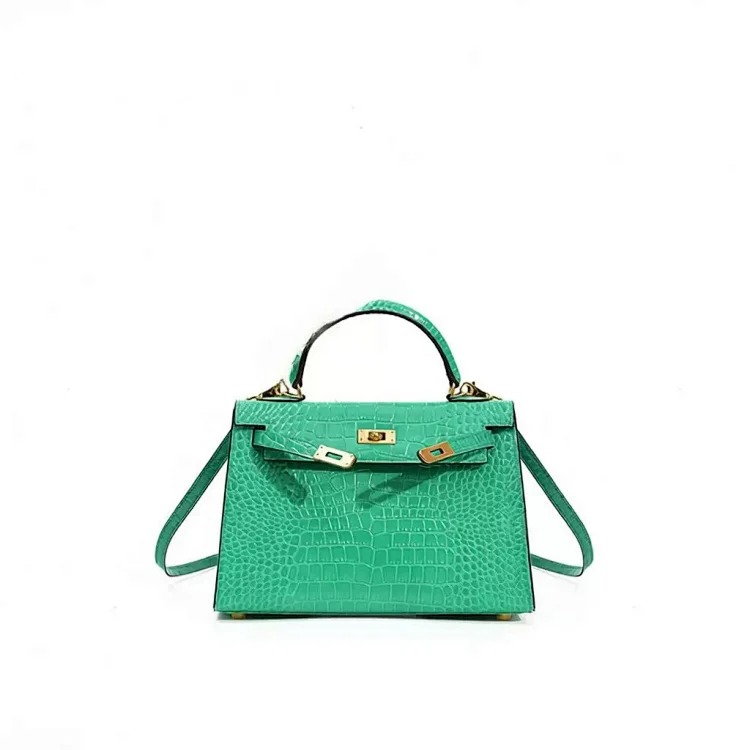 Hermes Kelly bag genuine leather commuter crossbody bag women's versatile new style women's office worker niche women's high-end handbag