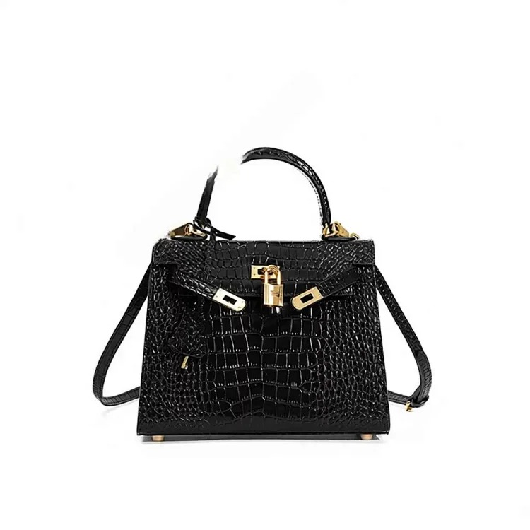 Hermes Kelly bag genuine leather commuter crossbody bag women's versatile new style women's office worker niche women's high-end handbag