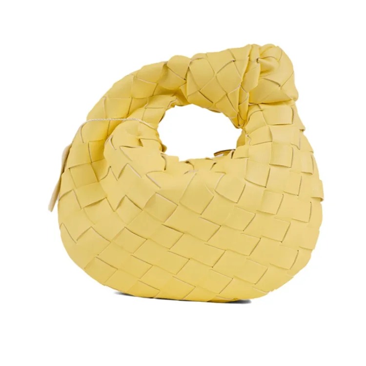 2025 Spring Commuting 2024mini Portable Cloud Bag Handmade Woven Armpit Bag Pillow Bag Hot Selling Women's Bag