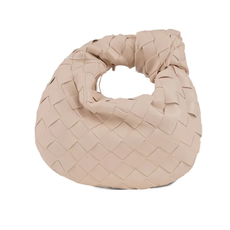 2025 Spring Commuting 2024mini Portable Cloud Bag Handmade Woven Armpit Bag Pillow Bag Hot Selling Women's Bag