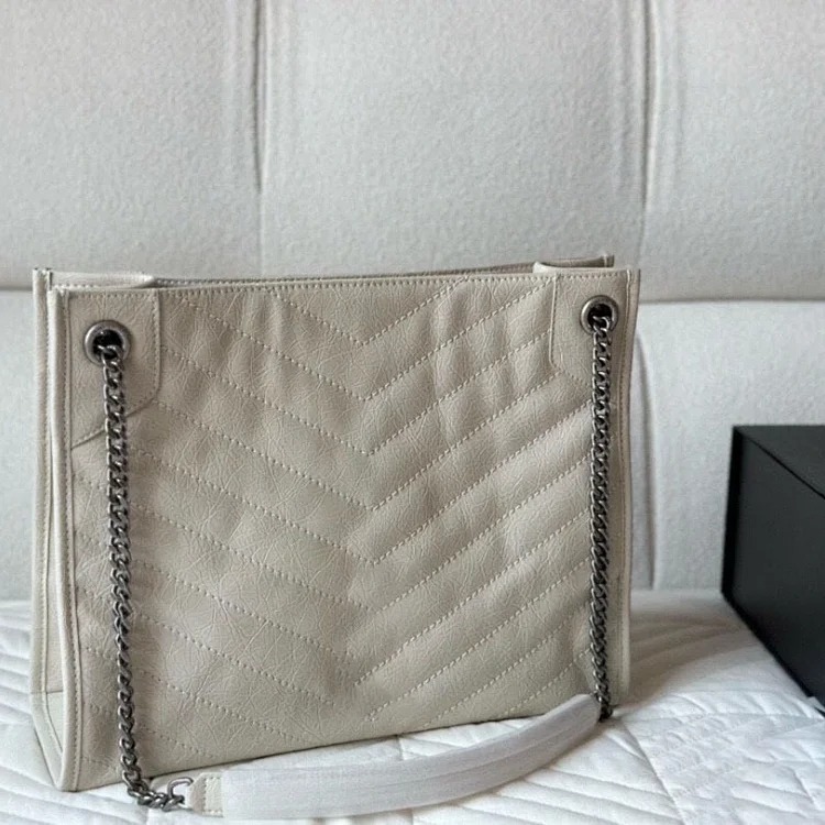 Diy Yangshulin bag women's 2025 new commuter tote bag large capacity single shoulder crossbody portable chain bag