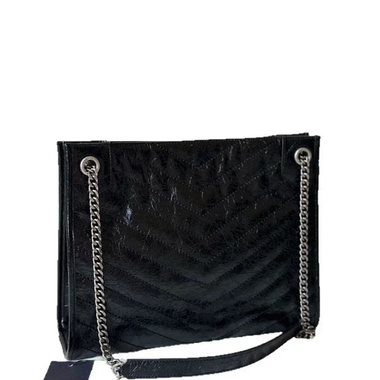 Diy Yangshulin bag women's 2025 new commuter tote bag large capacity single shoulder crossbody portable chain bag