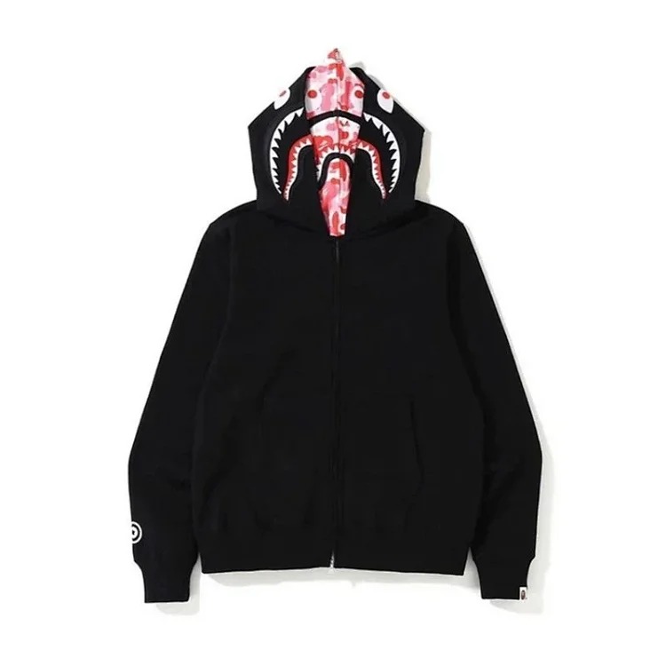 2025 cross-border foreign trade dropshipping double hood casual sweatshirt zipper jacket starry sky camouflage loose hoodie