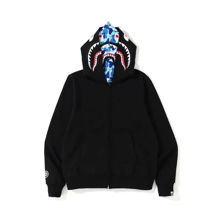2025 cross-border foreign trade dropshipping double hood casual sweatshirt zipper jacket starry sky camouflage loose hoodie
