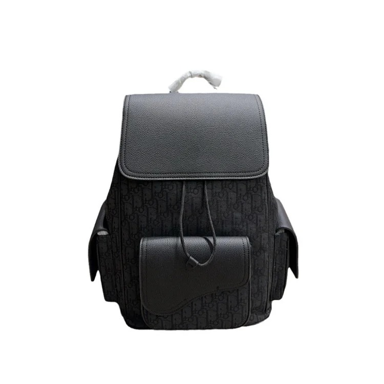 New men's backpack large capacity backpack travel bag men's and women's canvas computer bag student school bag crossbody bag