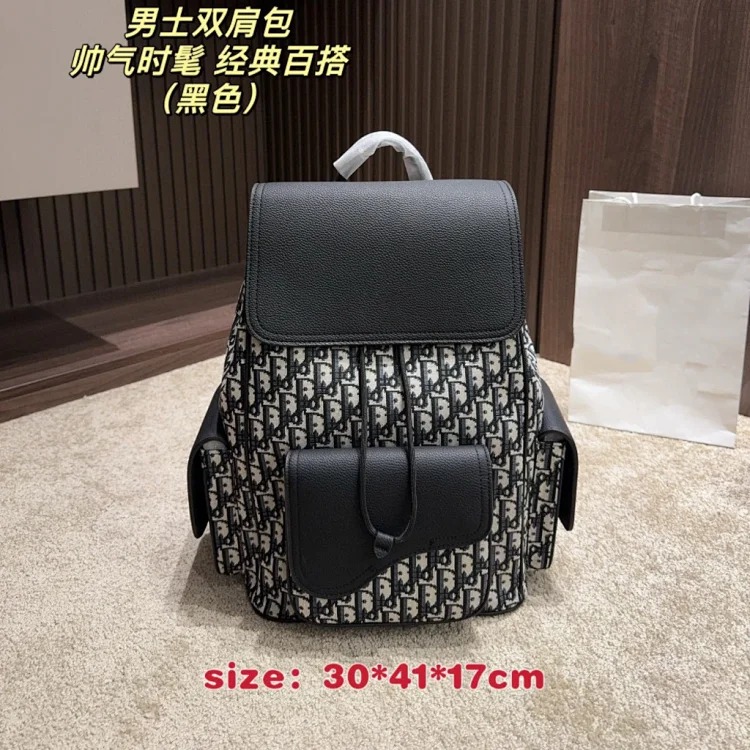 New men's backpack large capacity backpack travel bag men's and women's canvas computer bag student school bag crossbody bag