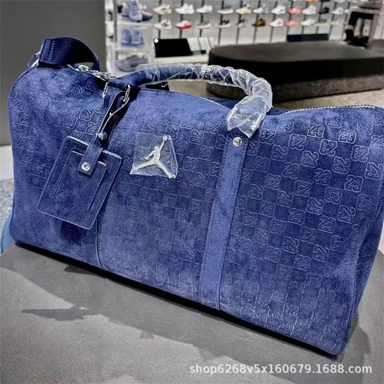 Louis Vuitton Cross-border new trendy brand aj presbyopic checkerboard checkerboard versatile fitness bag large capacity single shoulder crossbody portable travel bag
