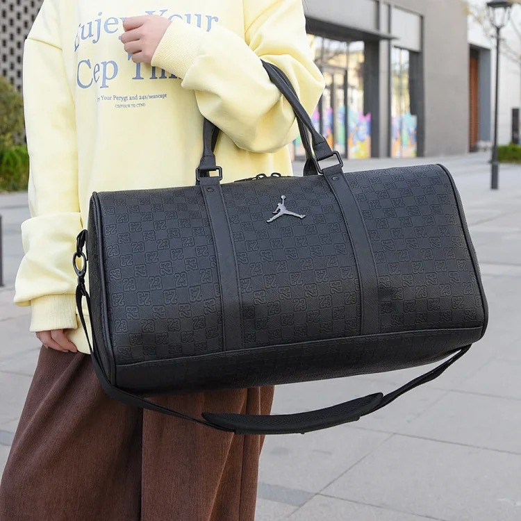 Louis Vuitton Cross-border new trendy brand aj presbyopic checkerboard checkerboard versatile fitness bag large capacity single shoulder crossbody portable travel bag image 6