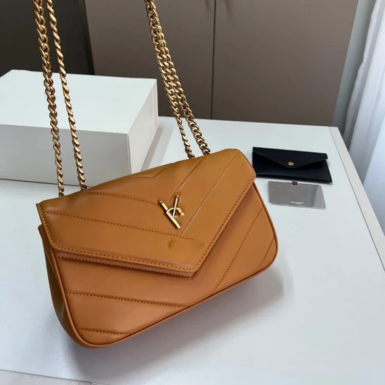 Yang Shulinzi mother-daughter bag LOULOU three-in-one flip lambskin chain shoulder crossbody small square bag versatile