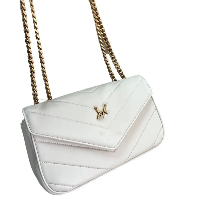 Yang Shulinzi mother-daughter bag LOULOU three-in-one flip lambskin chain shoulder crossbody small square bag versatile