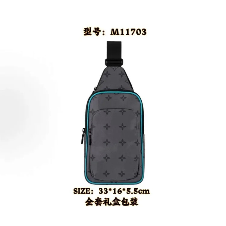 Louis Vuitton New men's crossbody bag Keepall pillow bag large capacity shoulder bag versatile crossbody bag travel bag for men