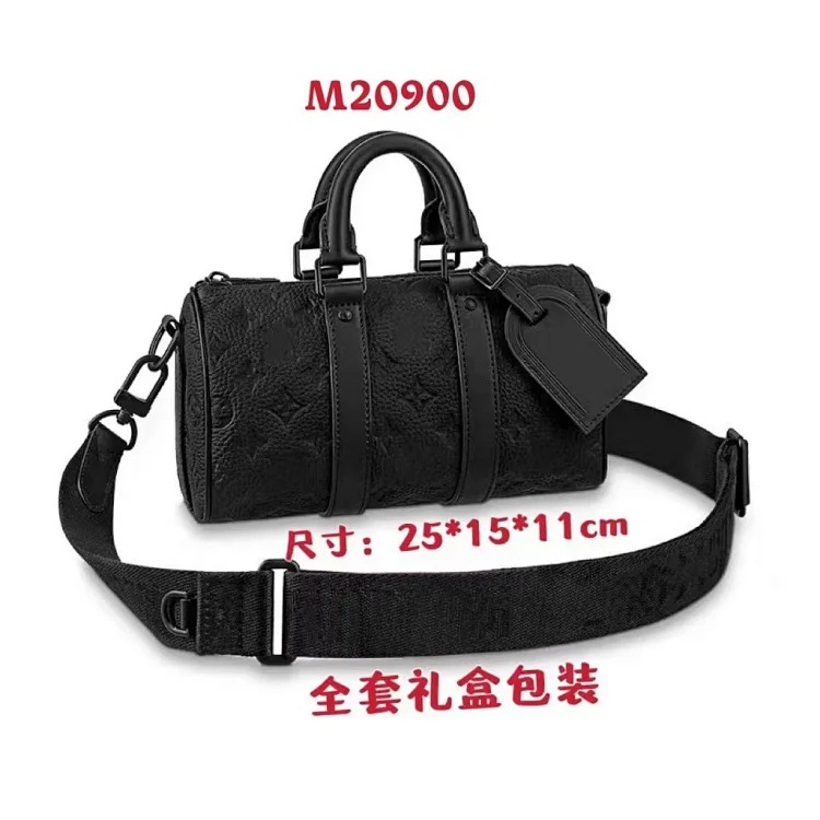 Louis Vuitton New men's crossbody bag Keepall pillow bag large capacity shoulder bag versatile crossbody bag travel bag for men