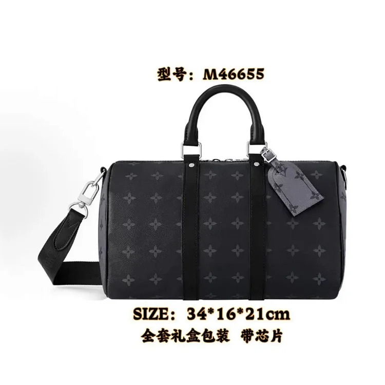 Louis Vuitton New men's crossbody bag Keepall pillow bag large capacity shoulder bag versatile crossbody bag travel bag for men