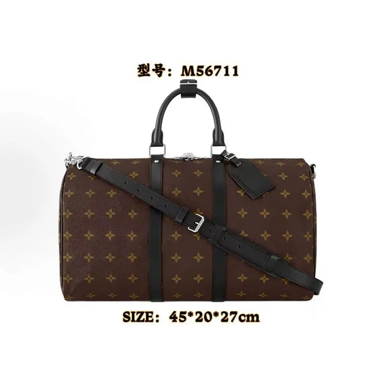Louis Vuitton New men's crossbody bag Keepall pillow bag large capacity shoulder bag versatile crossbody bag travel bag for men