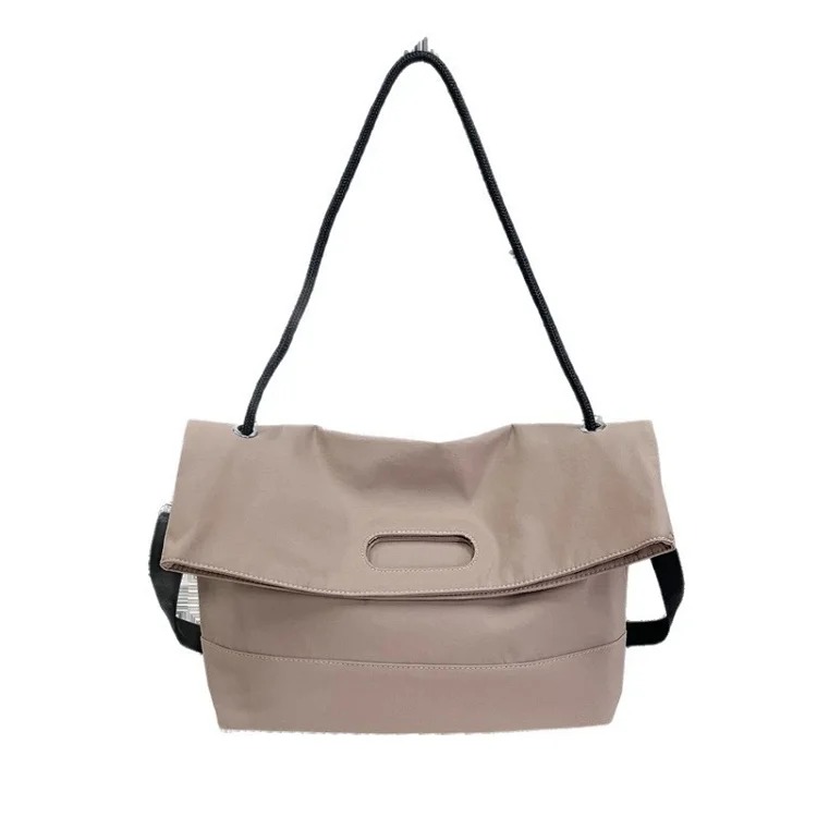 Large-capacity handbag new style simple and versatile commuter shoulder bag trendy fashion crossbody bag commuter large capacity