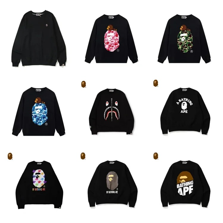 Round neck embroidered pullover sweatshirt