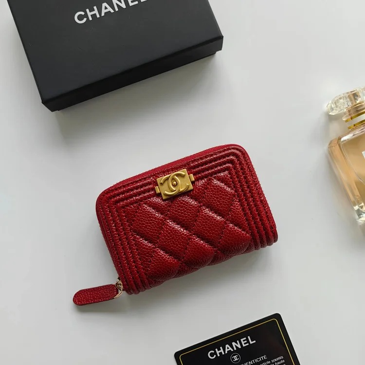 New fashion embossed glossy compact card holder wallet-TOP-Q1 image 3