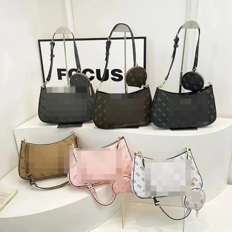 Gs simple print Guijia mother-in-law bag armpit bag dumpling bag fashionable crescent bag single shoulder handbag for women
