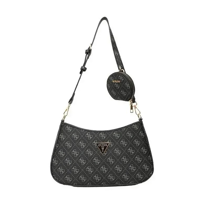 Gs simple print Guijia mother-in-law bag armpit bag dumpling bag fashionable crescent bag single shoulder handbag for women