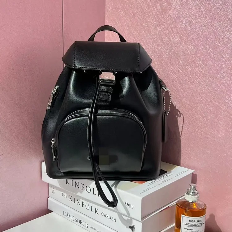 Louis Vuitton 2024 Outlet New Chambray Coated Presbyopia School Bag Riya Backpacks 21 Mini Backpack