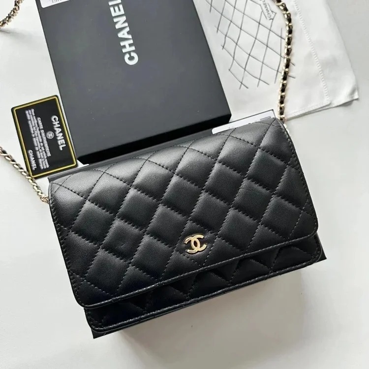 High-end women's bag 2025 new popular French chain Internet celebrity single shoulder crossbody bag small square bag-2596 image 4