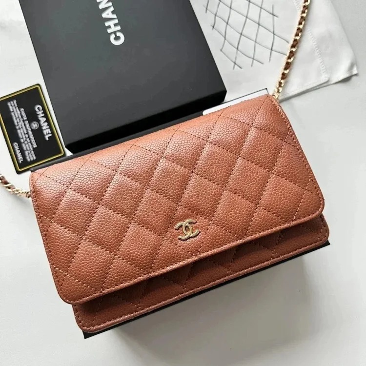 High-end women's bag 2025 new popular French chain Internet celebrity single shoulder crossbody bag small square bag-2596 image 6