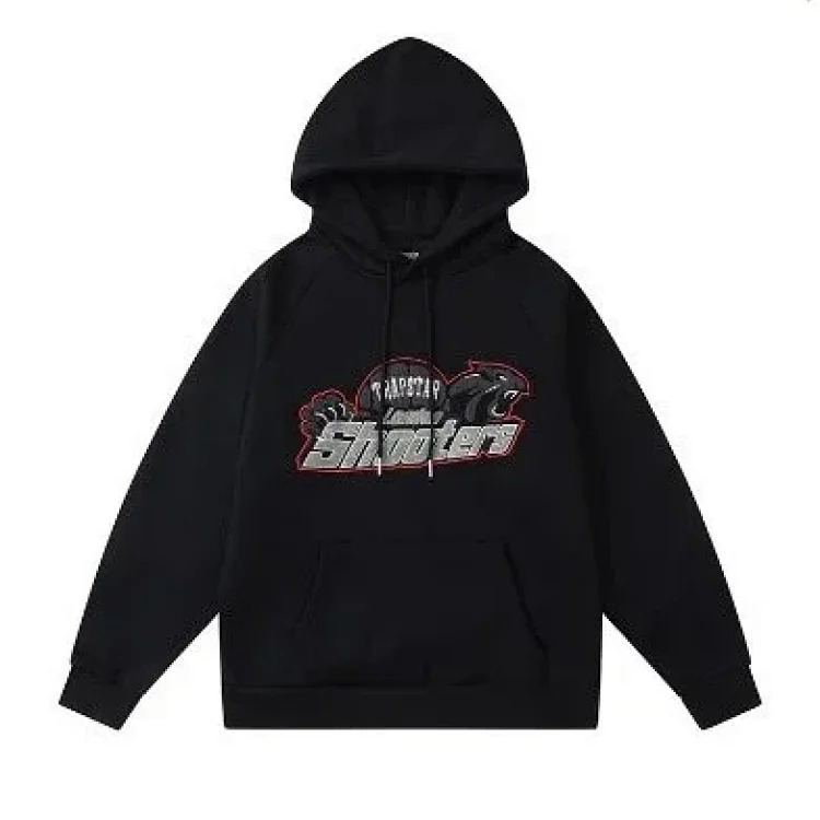 Trapstar embroidered trendy European and American hip-hop style men's hooded down jacket image 5