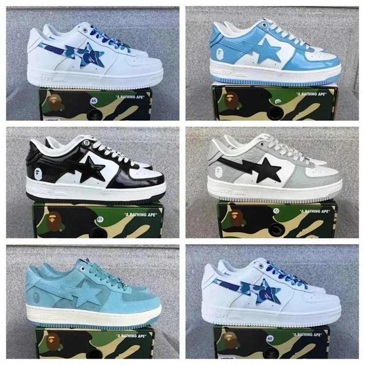 Fashionable sports multi-color sneakers
