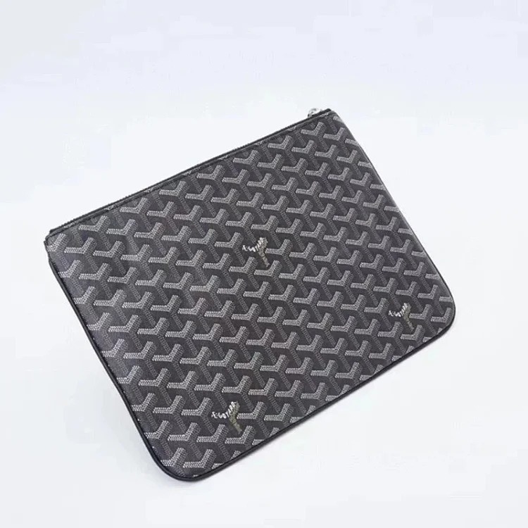 2024 new clutch bag, urban simple classic envelope bag, letter printed zipper bag image 2