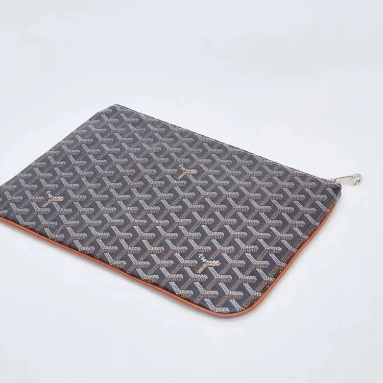 2024 new clutch bag, urban simple classic envelope bag, letter printed zipper bag image 6