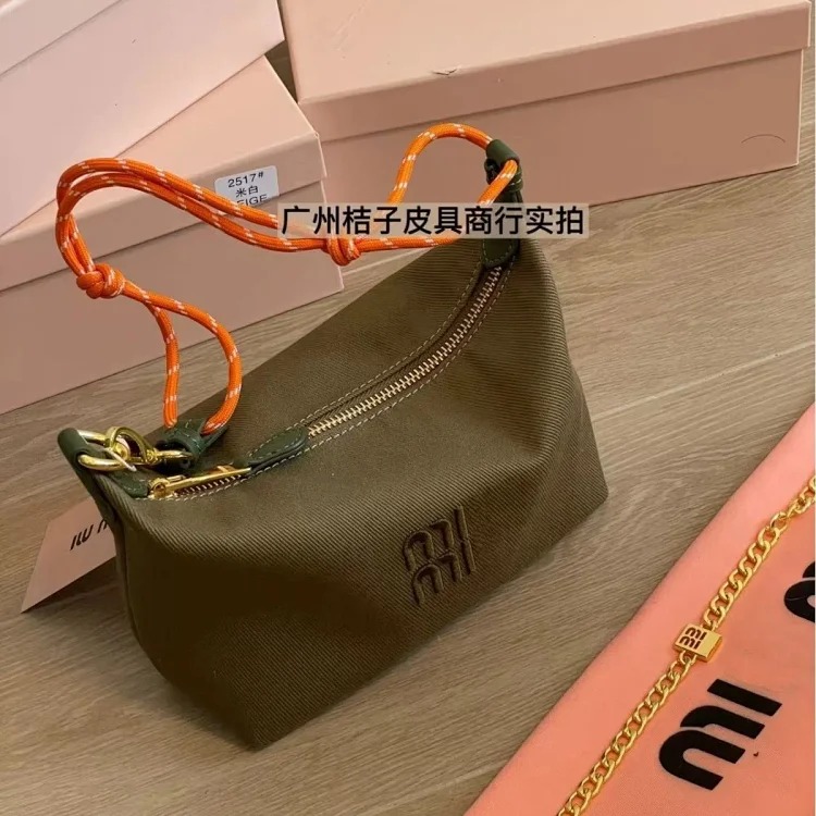Celine 25s Contrast Color Surf Rope Canvas Dumpling Bag Lunch Box Bag Commuting Versatile Shoulder Crossbody Clutch Bag