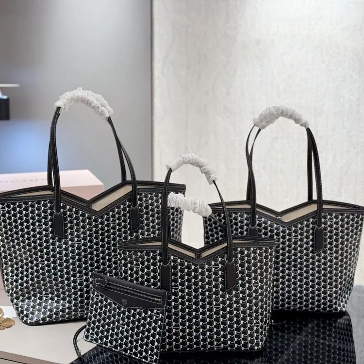 Louis Vuitton Monet style bag for women new style presbyopic letter shoulder large capacity Canvas fashion versatile commuter handbag cross-border image 3
