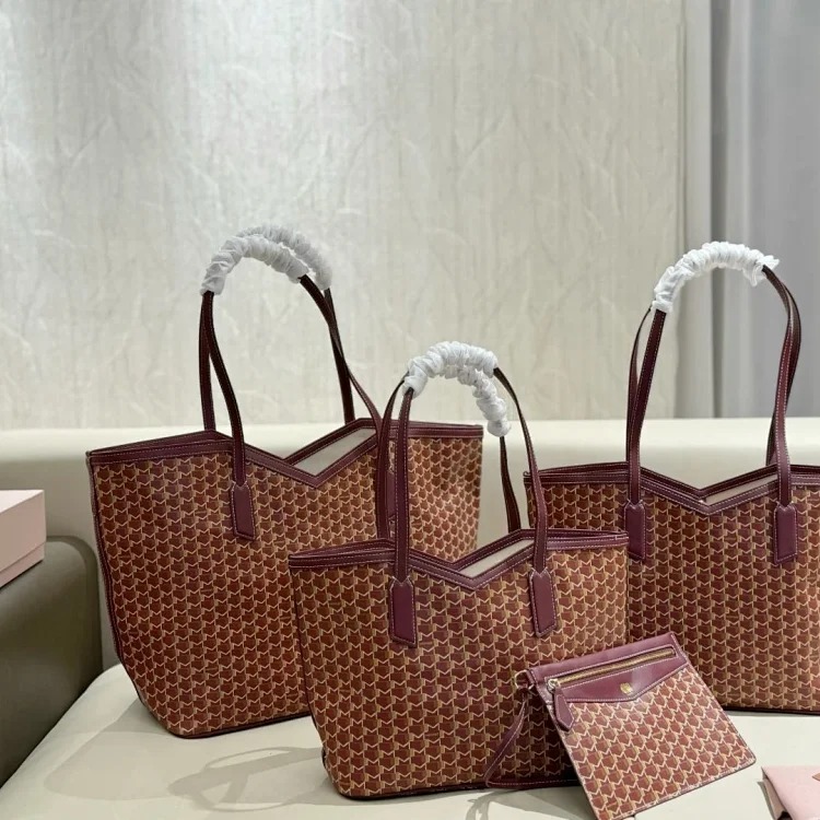 Louis Vuitton Monet style bag for women new style presbyopic letter shoulder large capacity Canvas fashion versatile commuter handbag cross-border image 5