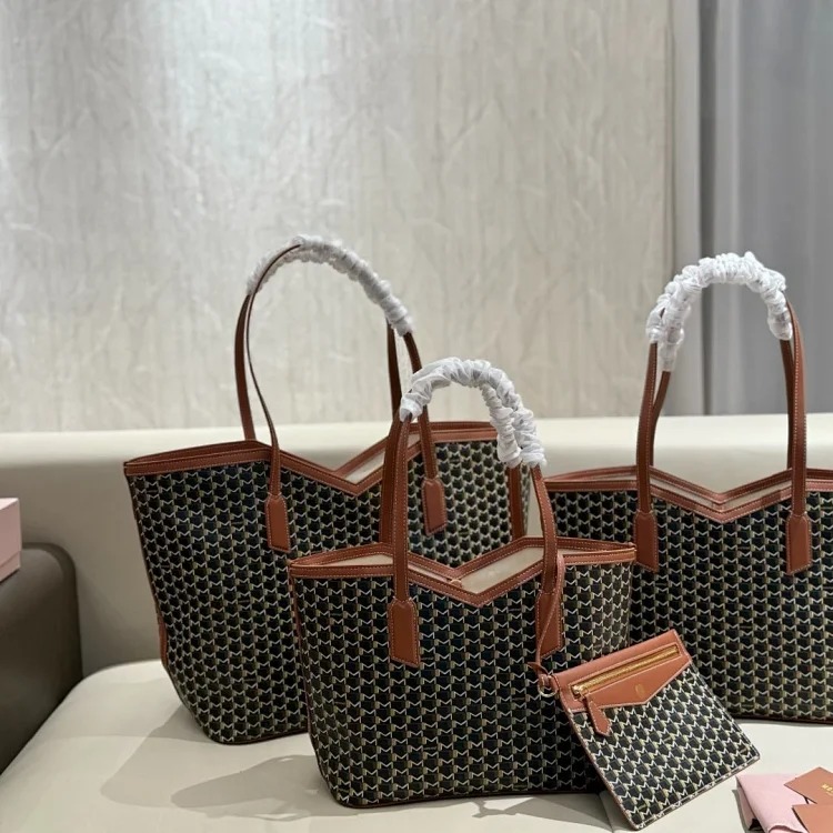 Louis Vuitton Monet style bag for women new style presbyopic letter shoulder large capacity Canvas fashion versatile commuter handbag cross-border image 6