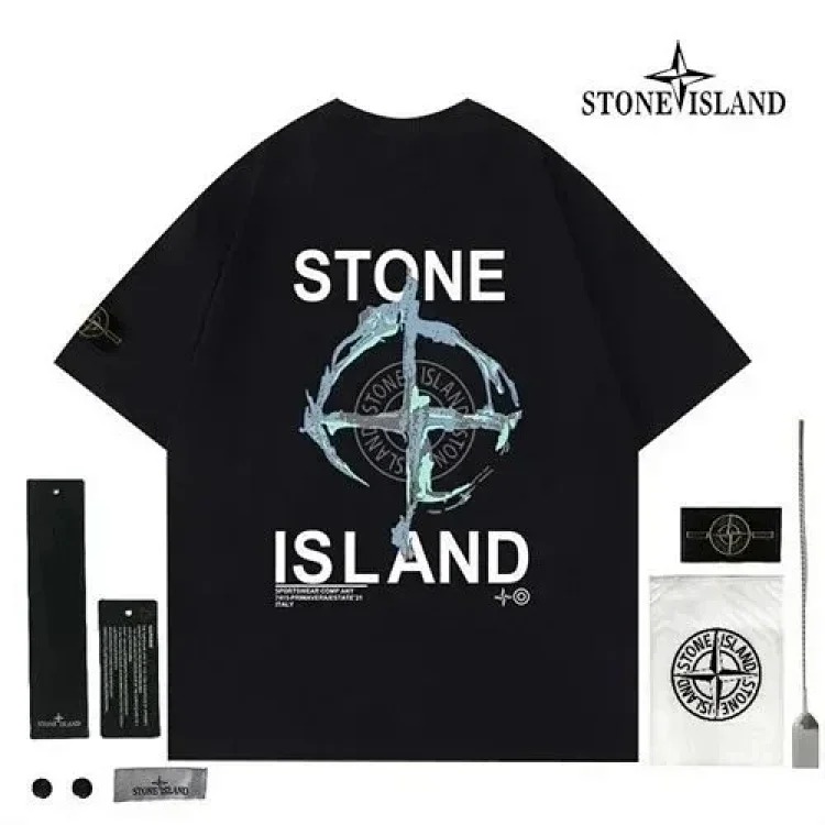 Fashion trendy loose and versatile short sleeves 04YHH41