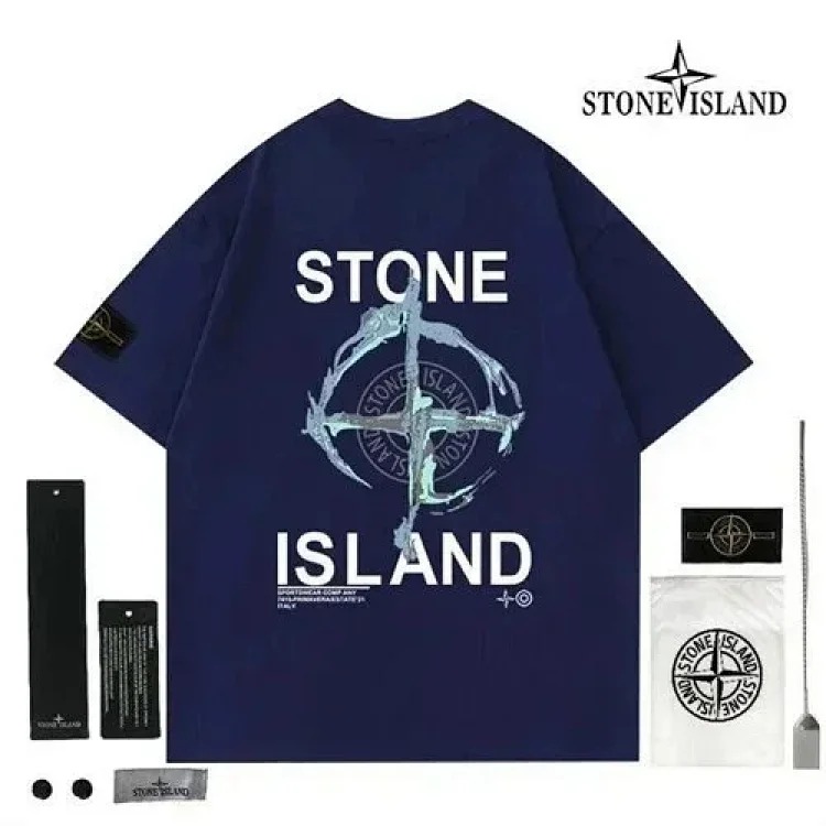 Fashion trendy loose and versatile short sleeves 04YHH41