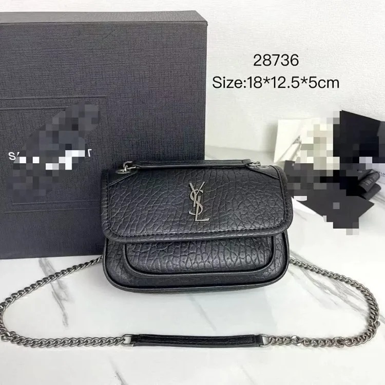 YS genuine leather Yang Shulin bag women's foreign trade single 2025Niki shoulder chain messenger bag crossbody wandering bag