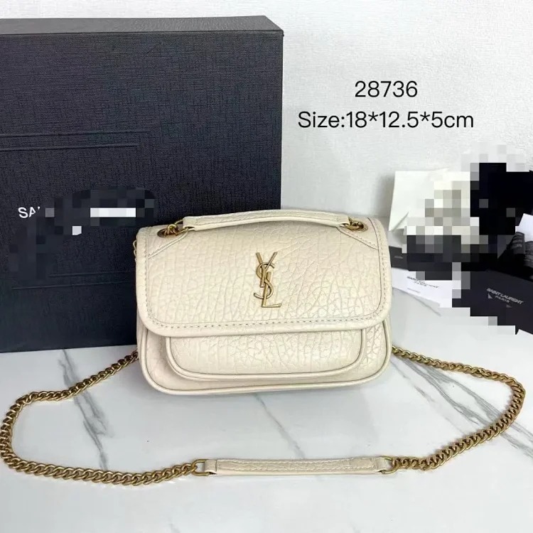 YS genuine leather Yang Shulin bag women's foreign trade single 2025Niki shoulder chain messenger bag crossbody wandering bag
