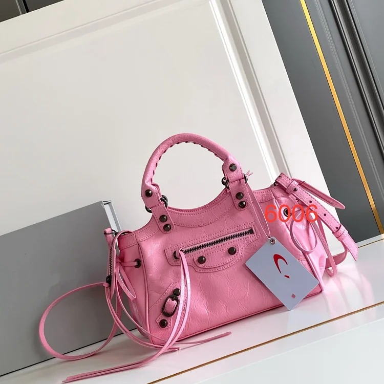 Storico bowling bag retro versatile rivet biker bag sweet cool shoulder crossbody bag women's bag