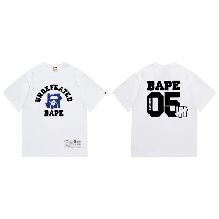 Trendy brand cross-border wholesale supply and foreign trade dropshipping 260g heavyweight BAPE ape head shark short-sleeved T-shirt 25 image 5