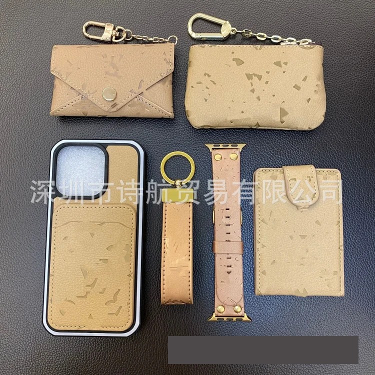 Louis Vuitton Suitable for ihone17promax protective case, presbyopic card, anti-fall, double-sided mobile phone case, exquisite single mobile phone case