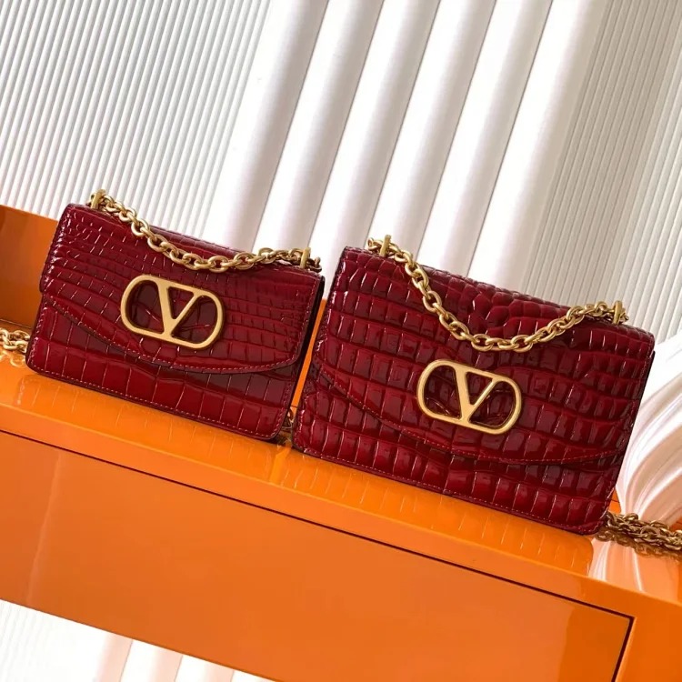 2026 New Stone Pattern Snake Pattern Plain Chain Bag High-end Fashion Single Shoulder Crossbody Bag Handheld Women's Bag Trend image 4